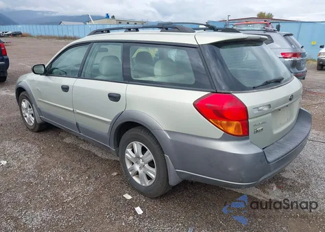 2005 Subaru Outback 2.5I из США, поврежденный, VIN 4S4BP61C057391287
